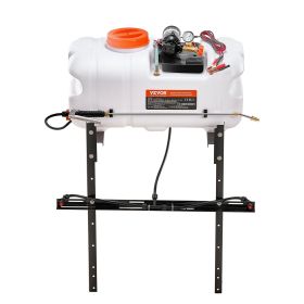 VEVOR ATV Spot Sprayer, 15.9 Gal/60 L ATV/UTV Broadcast Sprayer with A Nozzle Boom, 12 V Pump Weed Sprayer with Water Tank, 1.9 GPM Flow Rate