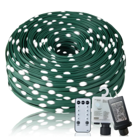 Christmas Rope Lights,1000LED 328Ft Outdoor Decorative String Strobe (Option: As picture)
