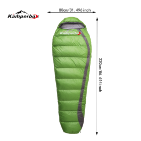 Camping Equipment, Lightweight Sleeping Bag (Color: GREEN)